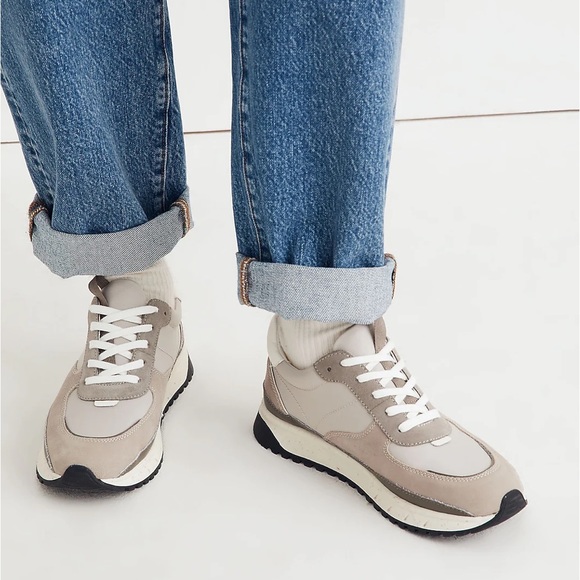 Madewell Shoes - LIKE NEW Madewell leather trainer sneakers